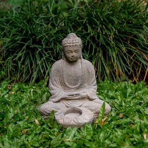 Statua Buddy 7,5 cala / 19 cm, Budda Beton, Rzeźba Buddy, Dekoracja ogrodu, Dekoracja domu, Nowa dekoracja domu, Parapetówka, Pomysł na prezent