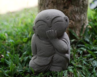 Jizo-standbeeld 7 inch Stune-standbeeld, Jizo-beeldje, Jizo Buddha, Boeddhabeeld, Boeddhabeeldje, Boeddha Jizo, Zen-standbeeld, Japanse Boeddha
