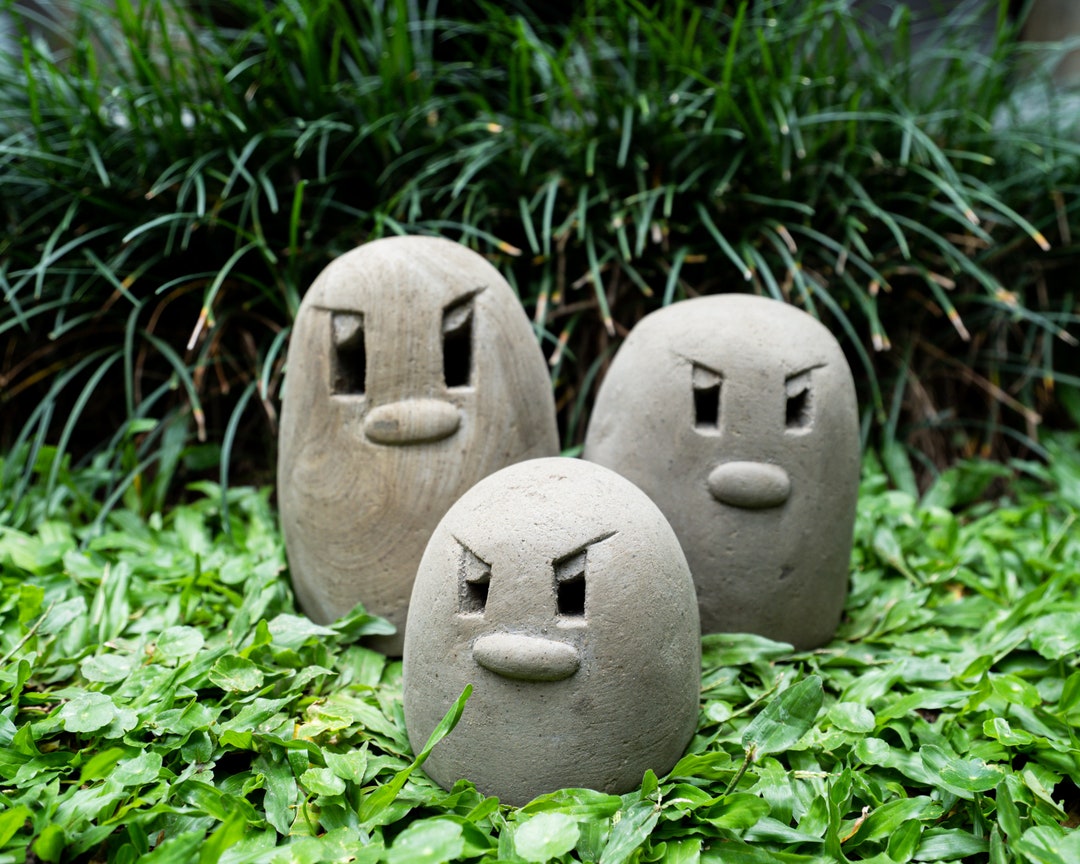Dug Trio Statue, Dugtrio Carving, Dig Lett Poke Mon, Home Decor, Garden ...