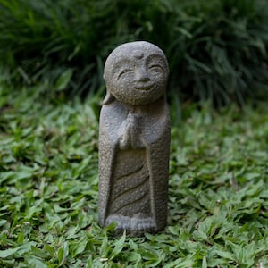 Jizo Buddha concrete, Jizo Buddha Sculpture, Home Decor, Gift for Mom,Zen Buddha Garden Decor, Children Guardian, Traveler Guardian