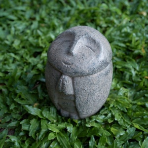 Stenen beeld 6,5 inch / 16 cm, Jizo beeldje, Jizo Boeddha, Boeddhabeeld, Boeddha beeldje, Boeddha Jizo, Zen standbeeld, Japanse Boeddha