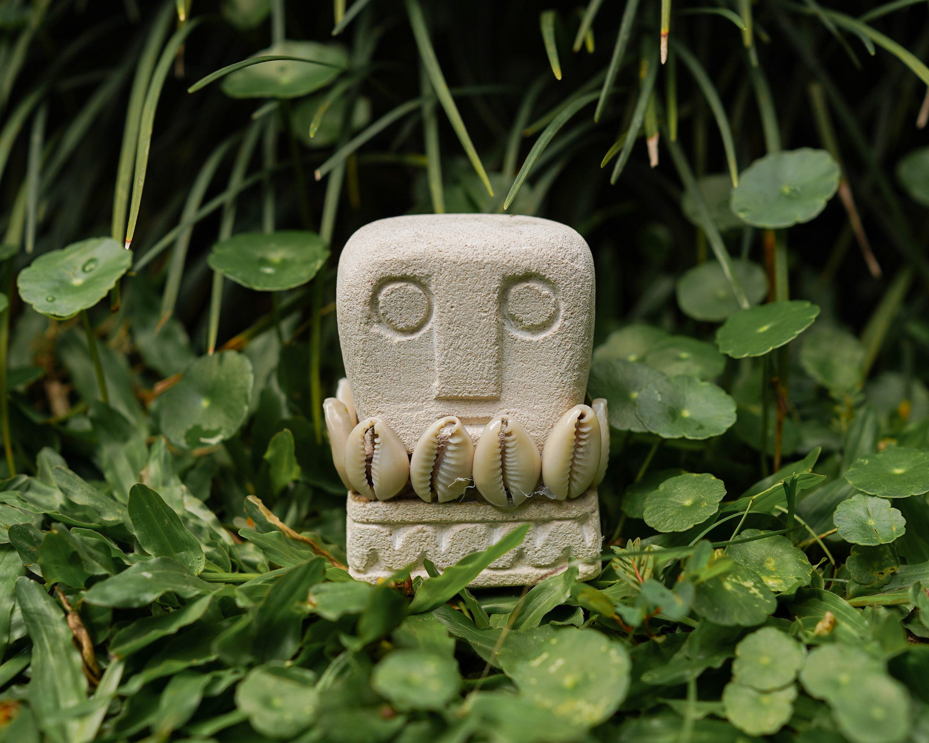 Primitive Stone Sculpture 3 Inch / 7 Cm, Totem Stone, Handmade