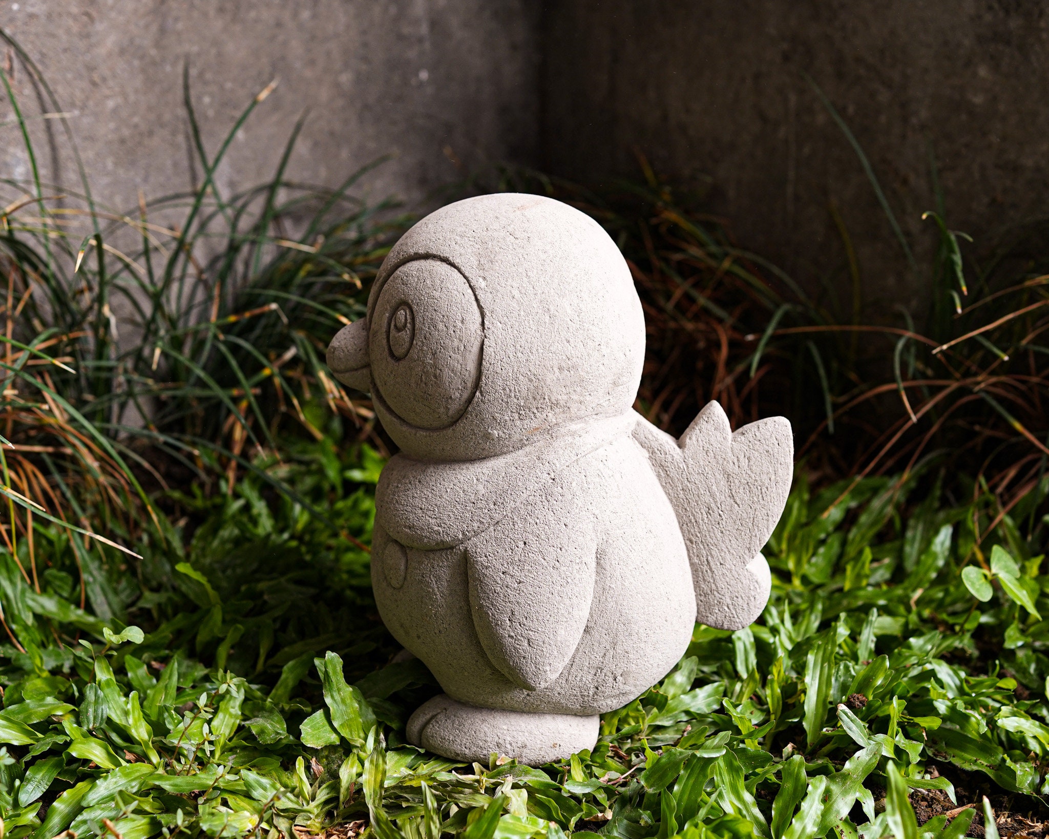 ポケモン ピップルプ 鳥の石像、石の置物、動物の像、室内装飾、庭の