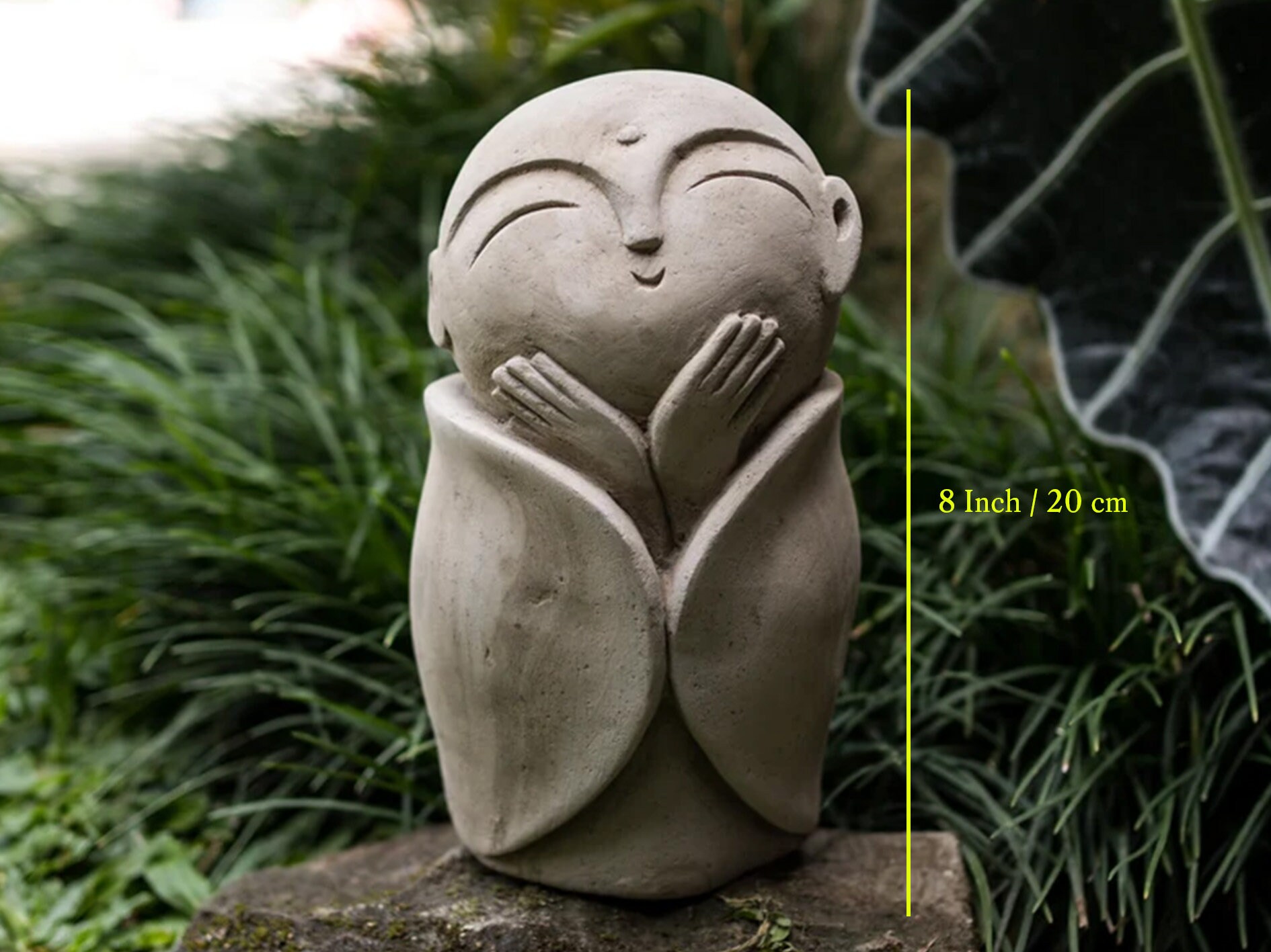 Jizo Statue 8 Inch / 20 Cm High, Jizo Figurine, Japanese