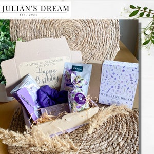 Personalised Lavender Gift Box. Lavender Spa Set. Lavender Wellness Gift. Mothers Day Gift. Birthday Gift. Gift for Her. Bridesmaid Gift Box
