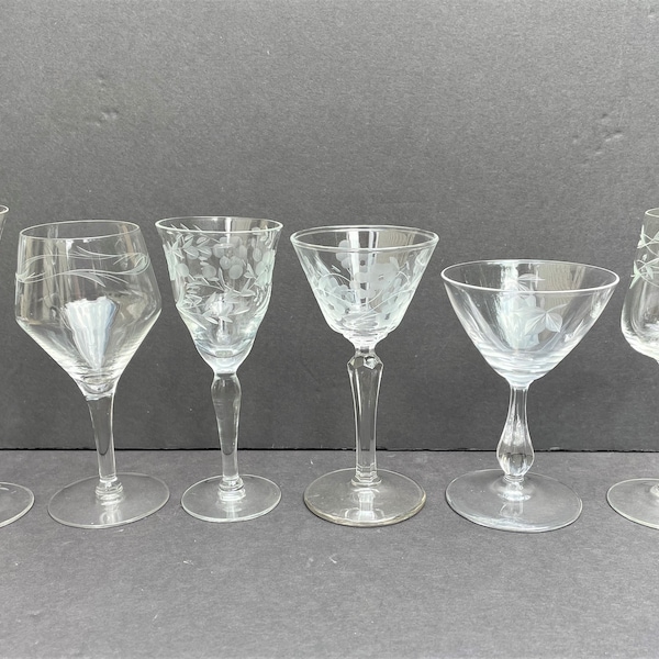 Stemmed Shot Glass Etsy