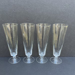 Crystal Pilsner Beer Glasses | Lenox Decor Plain Pilsner Beer Glasses | Lenox Crystal Decor Plain Pattern