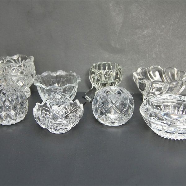 Mix and Match Votive or Tealight Crystal and Glass Candleholders | Candle Holders | Footed votive candleholders | Pick Your Own | Mismatched