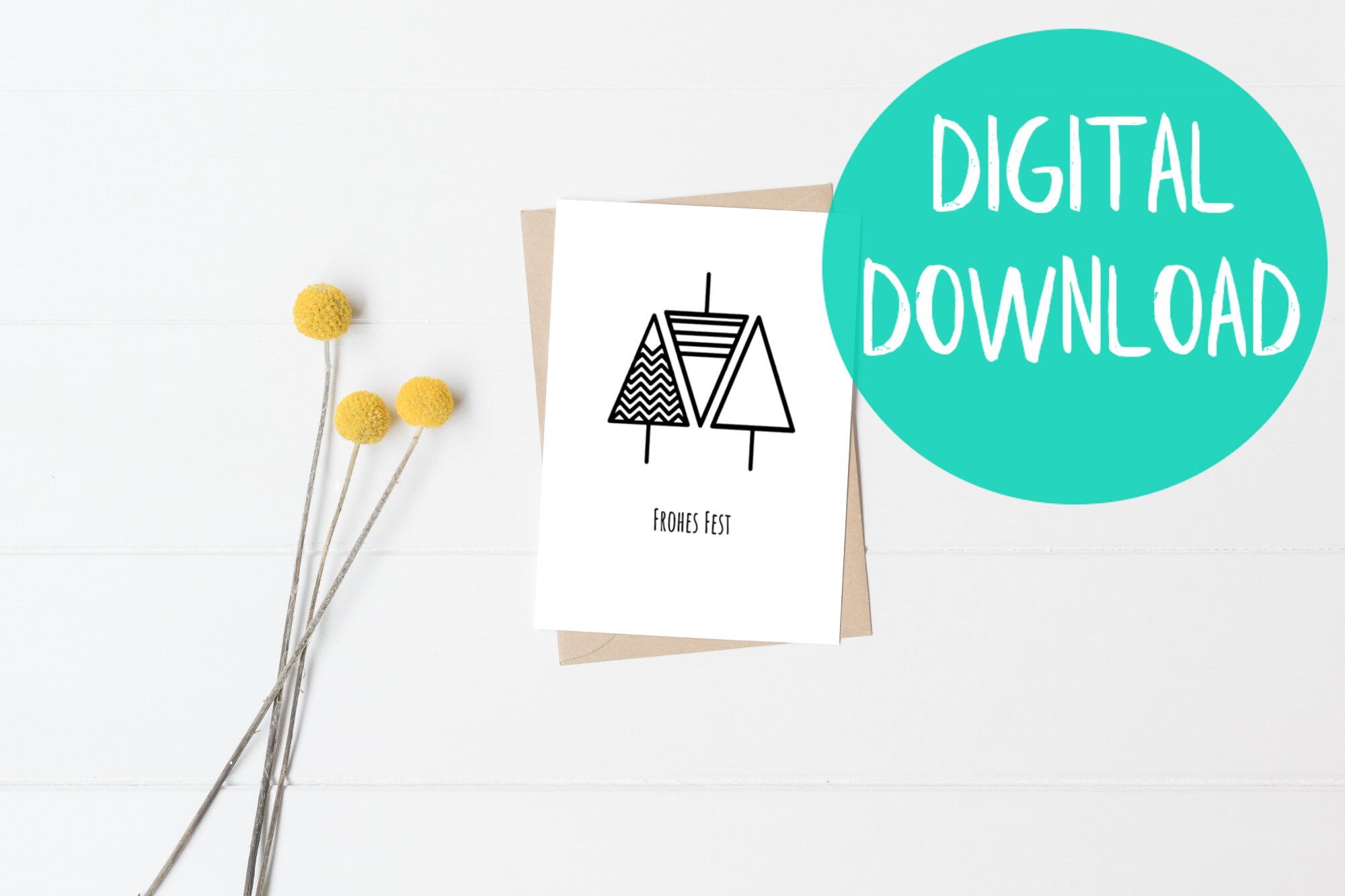 Videohive christmas card 20935617 Digital download instant download christmas card | Etsy