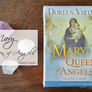 Mary Queen of Angels Oracle Cards - Doreen Virtue - Out Of Print - Sealed - NEW - Rare