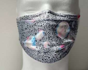Personalised Bubble Face Mask with Nose Wire. For Men/Women, Reusable, Washable, For Adults & Kids, Free UK Delivery