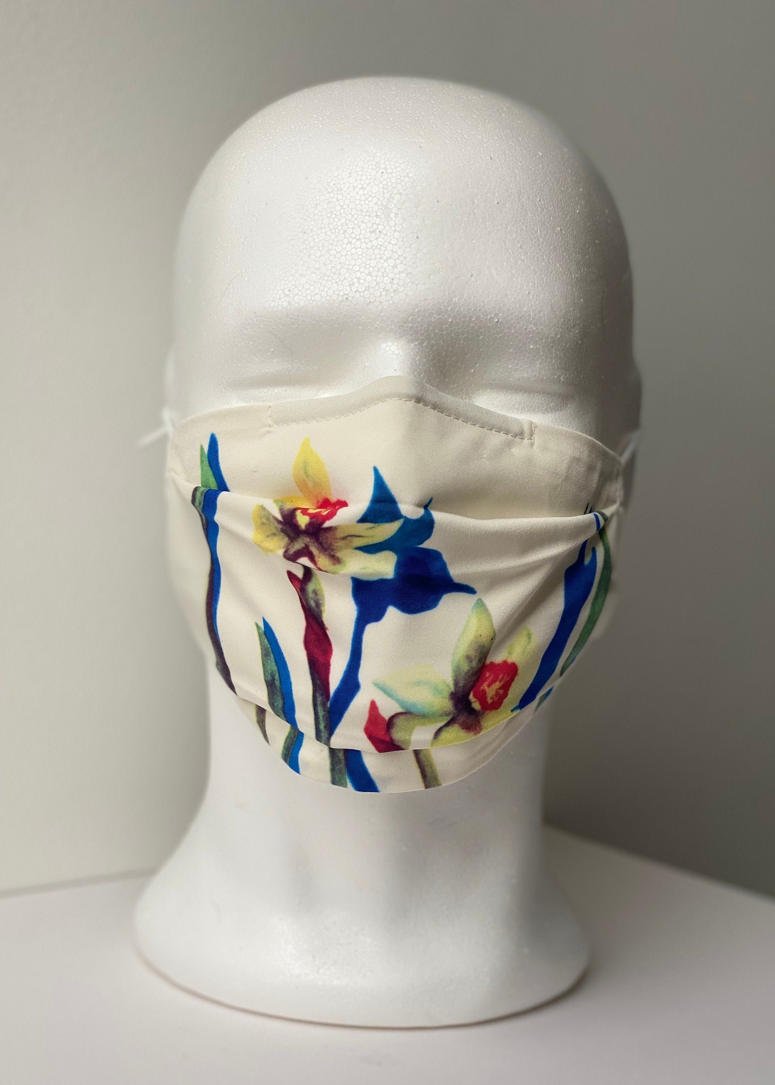 Flower masks. Individually hand printed from original Etsy
