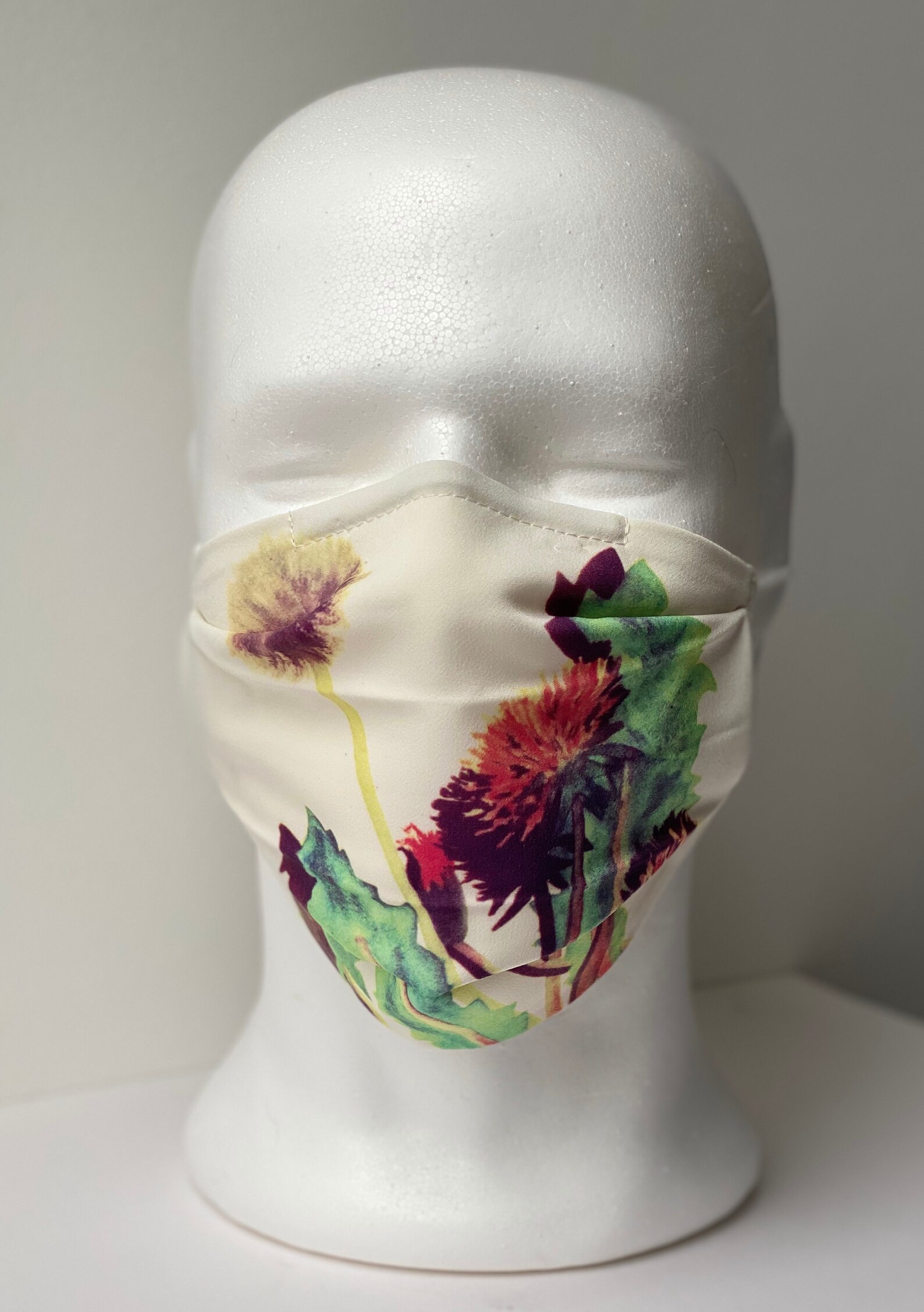 Flower Masks. Individually Hand Printed From Original Etsy UK