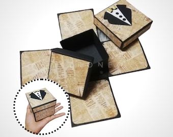 Mini Explosion Box Cute Personalized Handmade Gift Anniversary Monthsary Birthday Love Surprise