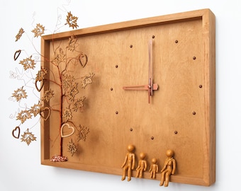 Geschenk zum 5. Jahrestag für ihn, Geschenk zum 5. Jahrestag aus Holz, Geschenk zum Jahrestag für ihn, sie, Paar