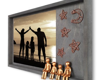 22. Hochzeitstag, Geschenk zum 7. Hochzeitstag für Ehepaare, Geschenk zum Kupferhochzeitstag für sie und ihn, Geschenk zum 7. Jahrestag