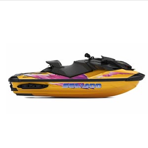 Stickers set voor Sea-doo Rxp X 300 Geel model 2021-Retro XP Edition Graphic decals kit