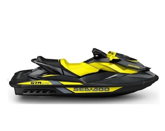 Sea-doo GTR 215 Graphics Kit: Yellow & Gray Decals