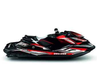 Stickers set for Sea-doo Rxp-x 260 RS "Riva Racing" model 2015-2018-Graphic decals kit