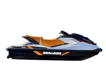 Sea-doo GTI 130 dekalkit: Anpassad grafik, 2015-2016