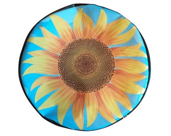 Sunflower Tire Cover - Etsy