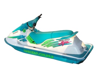 Zestaw niestandardowych naklejek do zestawu kalkomanii Restoration Graphics do Sea-doo SPX Bombardier model 1994