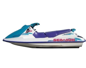 Zestaw niestandardowych naklejek do Sea-doo GTS Bombardier-model 1994 Zestaw naklejek Restoration Graphics
