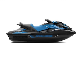 Sea-doo GTR 230 Custom Graphics Kit: Jet Ski Restoration Decals (2018-2019)
