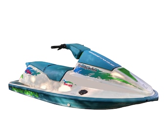 Zestaw niestandardowych naklejek do zestawu kalkomanii Restoration Graphics do Sea-doo SPX Bombardier model 1993