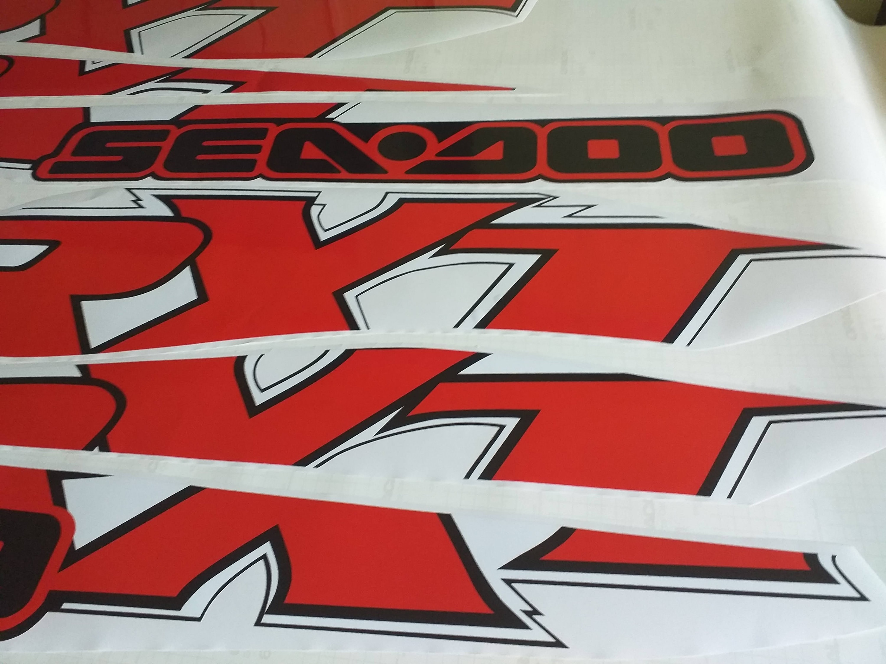 Custom stickers set for Seadoo/BRP RXT 215 model 20082009Graphic