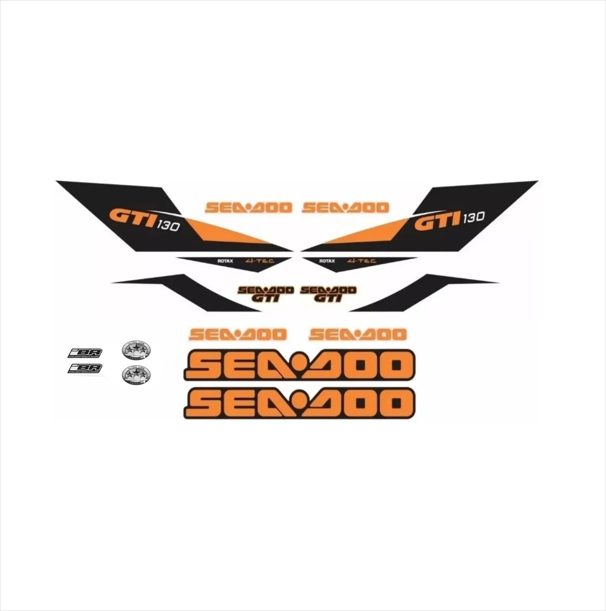Stickers set for Sea-doo GTI 130-model 2010 Graphics decals - Etsy