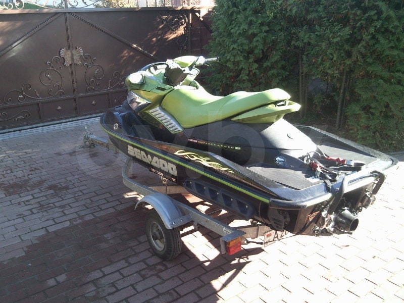 Sea-doo Rxp 215 スーパーチャージド グリーン グラフィックキット 