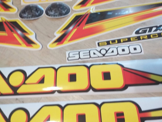 Custom Stickers Set for Sea-doo Gtx Sc 185 Supercharged -model