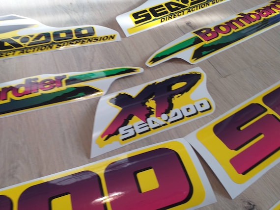 Sea-doo XP Graphics Kit: 1997-1999 Restoration Decals - Etsy Canada