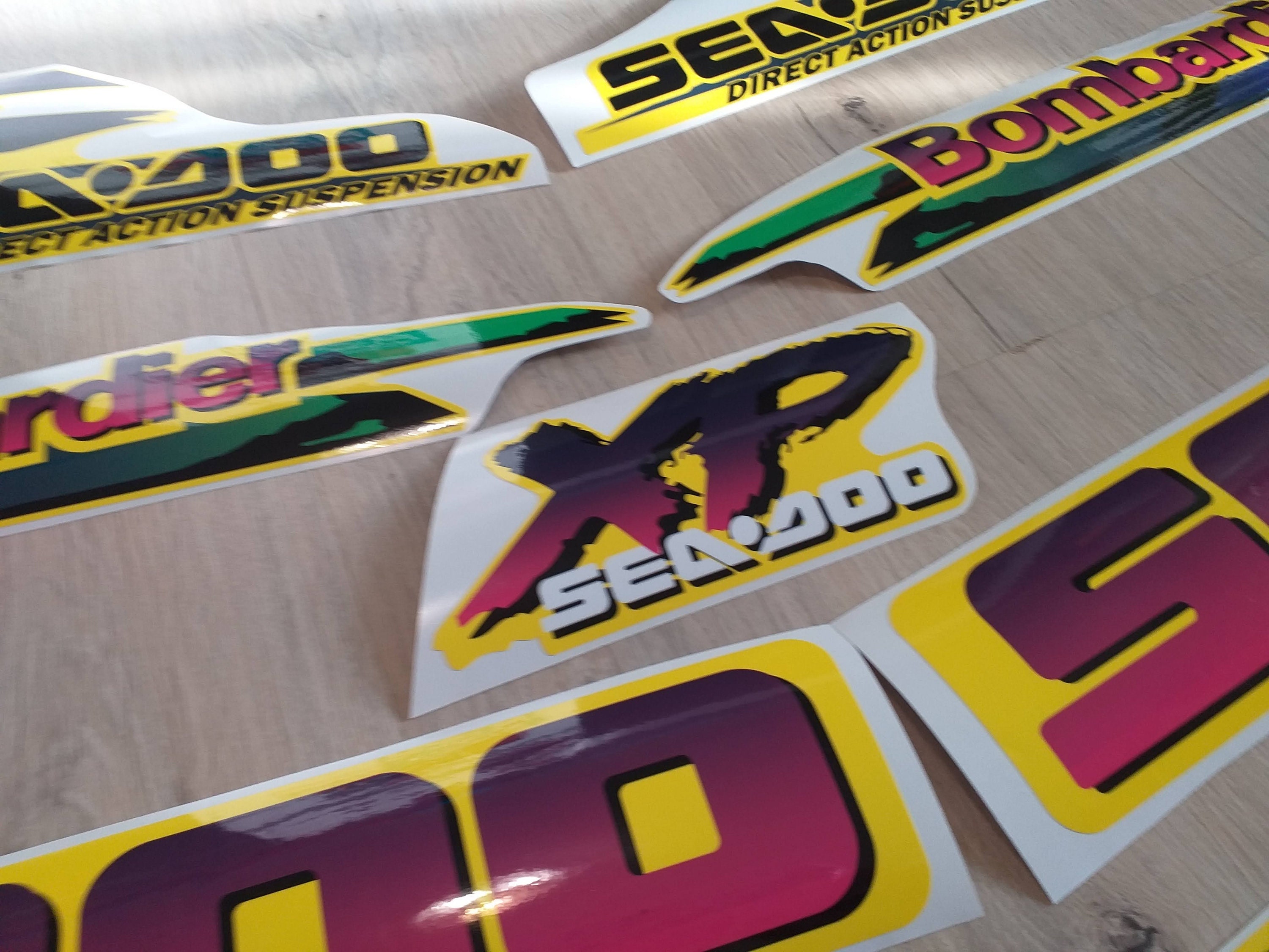Sea-doo XP Graphics Kit: 1997-1999 Restoration Decals - Etsy Canada