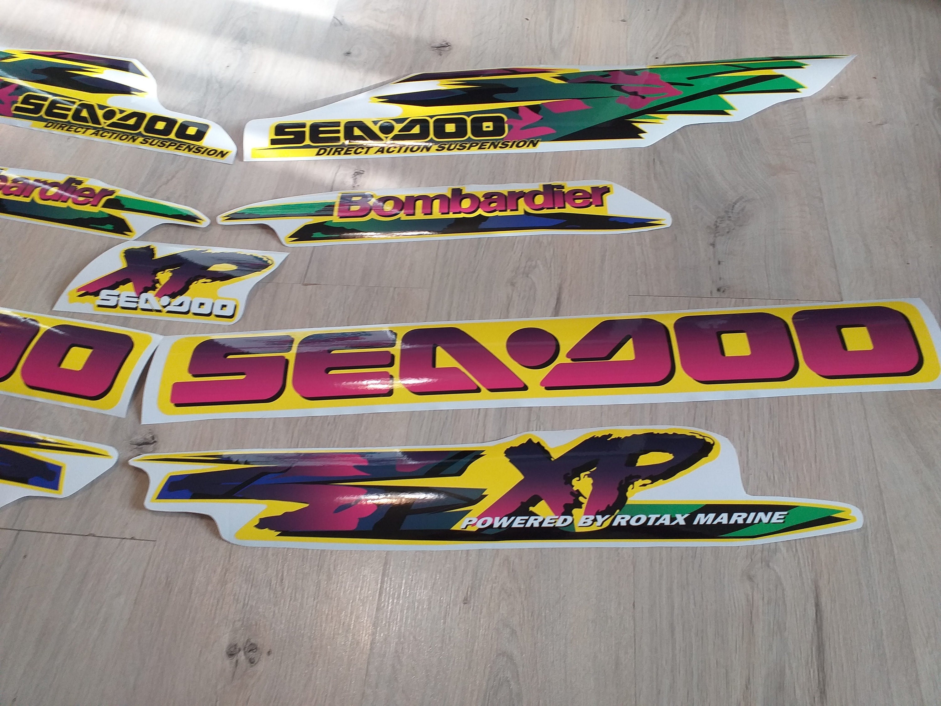 Custom Stickers Set for Seadoo XP model 19971999 Graphics Etsy
