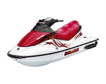 Kit déco Sea-doo Gti 130 (2008) : décalcomanies personnalisées