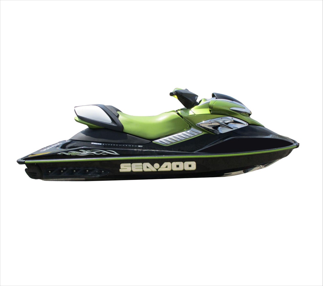 Sea-doo Rxp 215 Supercharged Green Graphics Kit (2004-2007) - Etsy