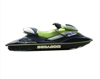 Sea-doo Rxp 215 Supercharged Green Graphics Kit (2004-2007)