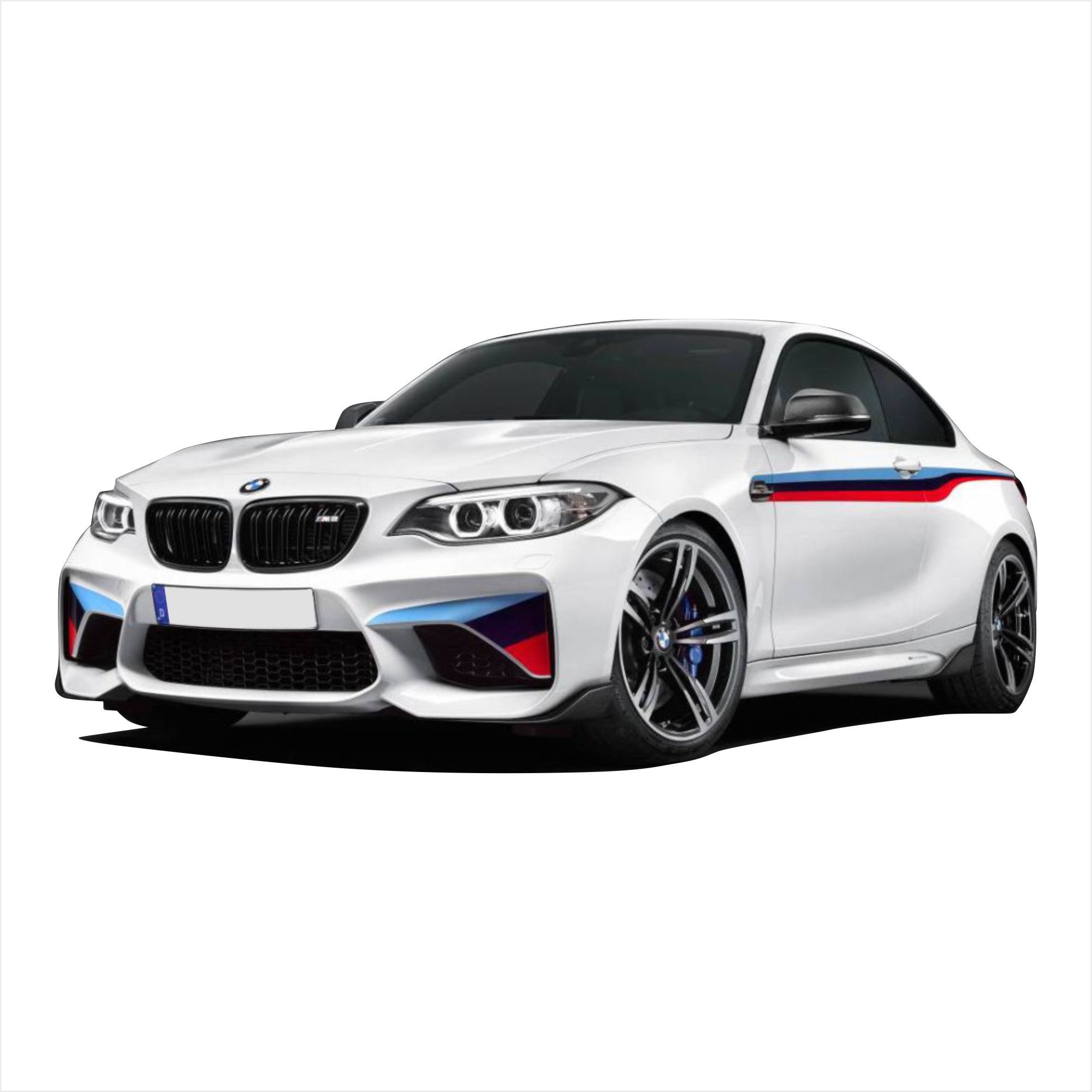 STAR SAM ® KIT 2 Adesivi 15 cm Adesivo BMW M Performance per BMW M
