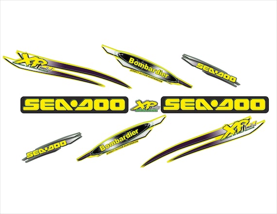 Sea-doo XP Limited 1998-1999: カスタムグラフィックデカールキット