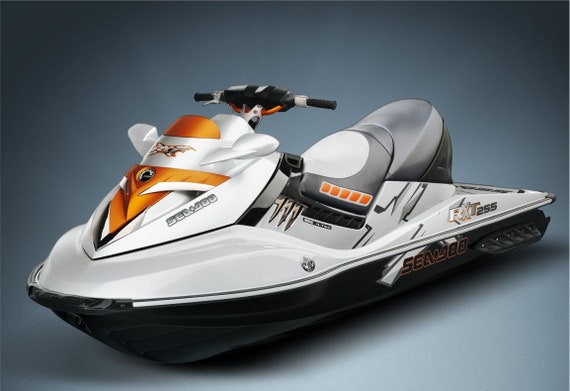 Sea-doo Rxt-x 255 モデル 2008-2009 用ステッカーセット