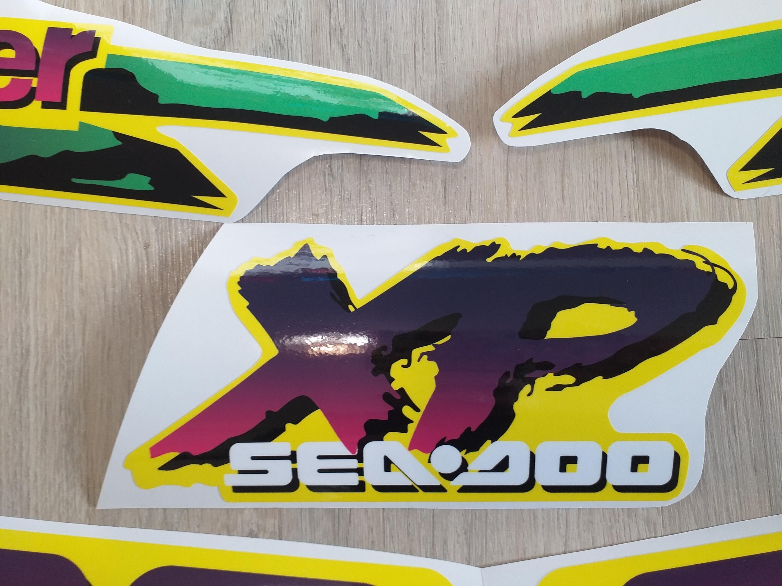 Custom stickers set for Seadoo XP model 19971999 Graphics decals kit