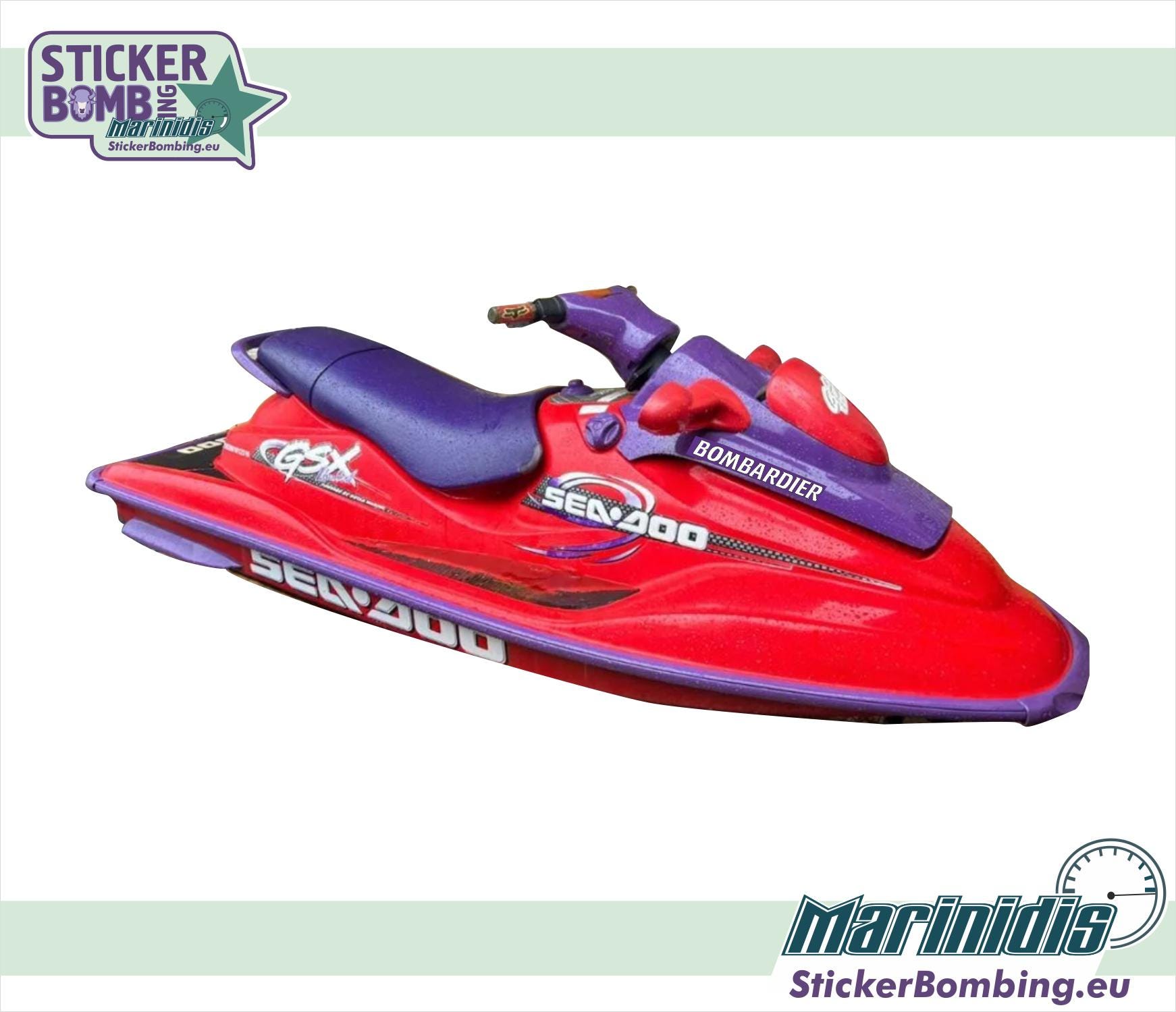 Custom Stickers Set for Sea-doo Gsx Rfi Limited 1999-2000 Graphics 