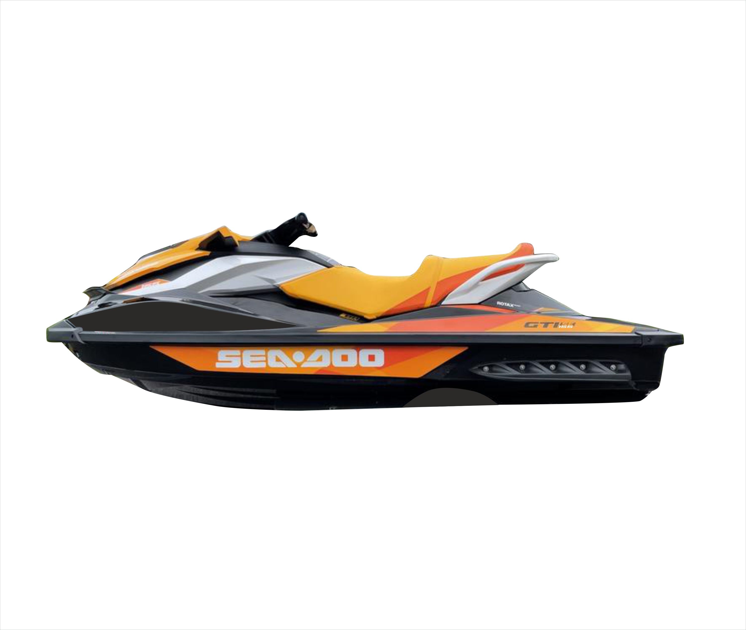 Sea-doo GTI 155 SE オレンジモデル 2015-2016 用ステッカーセット