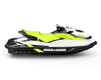Klistermärkesset för Sea-doo GTI 130 - Grafikdekaler - Modell 2015-2016 - Sea-doo GTI 130