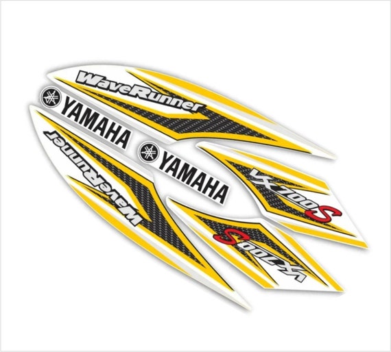 ヤマハ ウェーブランナー VX 700 S イエローグラフィックキット 