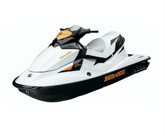 Klistermärkesset för Sea-doo GTI 130-modell 2010 Grafikdekaler-kit