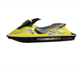 Custom stickers set for Sea-doo SPX Bombardier-model 1999  Restoration Graphics decals kit