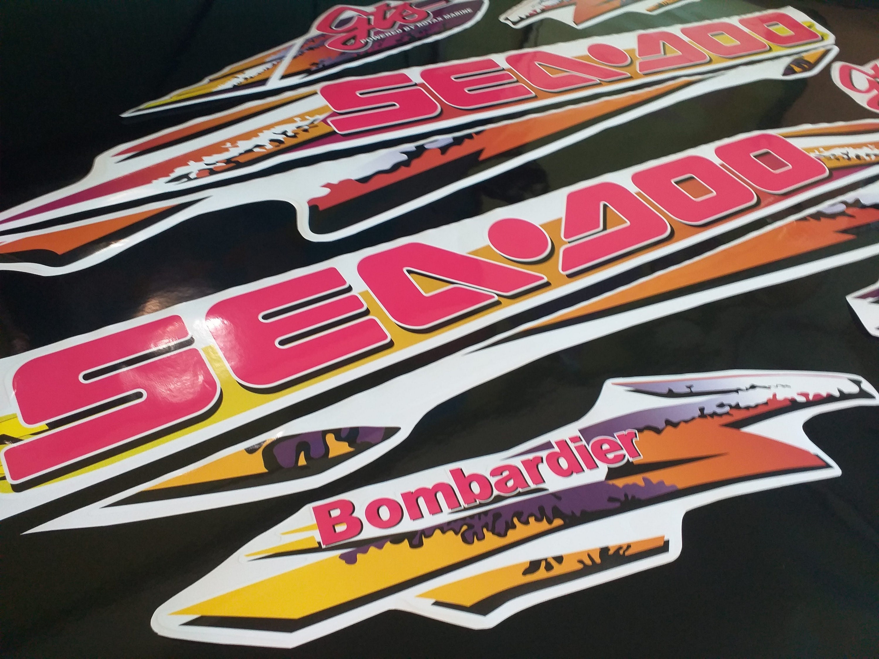 Custom Stickers Set for Seadoo GTS Bombardiermodel 1997 Etsy Australia